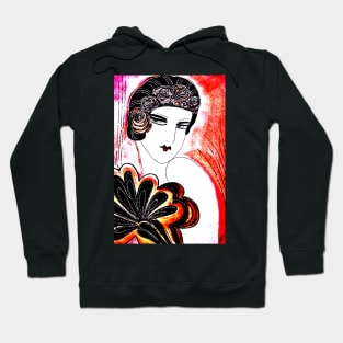 RED DECO Jacqueline Mcculloch House of Harlequin Hoodie